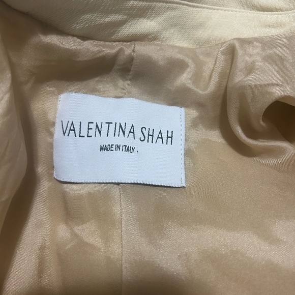 Valentina Shah Cream Blazer size 2 - Picture 6 of 11